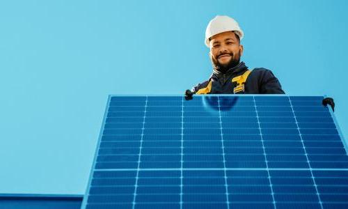 A solar worker